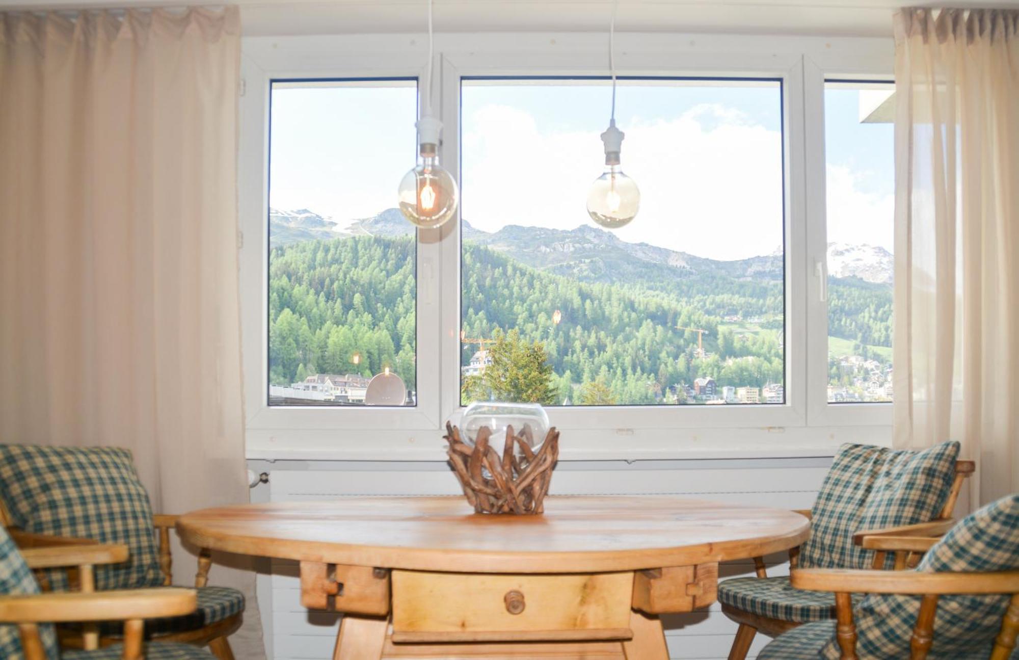 Swissme - Neu-Seeblick-Balkon-Parkplatz-Nahe Bergbahn Σεντ Μόριτζ Εξωτερικό φωτογραφία